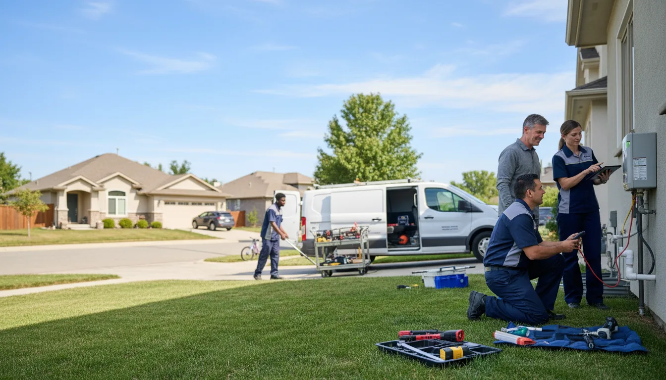 Tankless water heater service in Kenney, IL